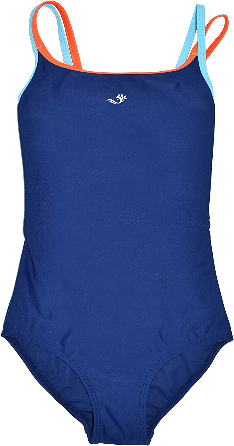 Girls SPORTS Swimming Costume - Navy